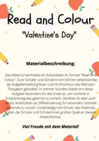 Vorschau - Arbeitsblätter - Read and Colour Valentines Day - Seite 2