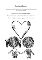 Vorschau - Arbeitsblätter - Read and Colour Valentines Day - Seite 3