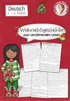 Vorschau - Arbeitsblätter - Weihnachtsgeschichten zum verstehenden Lesen (2.-3. Klasse) - Deckblatt