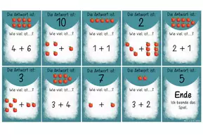 Vorschau - Spiele - Rechenspiel: Addition im Zahlenraum bis 10 (Variante 3) - Seite 2