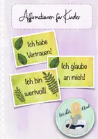 Vorschau - Poster - Motivationskarten / Affirmationen für Kinder - Dschungelstil - Deckblatt
