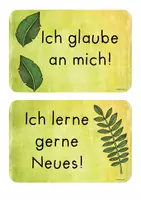 Vorschau - Poster - Motivationskarten / Affirmationen für Kinder - Dschungelstil - Seite 3