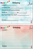 Vorschau - Stundenentwürfe - Materialpaket Einladungen verfassen Unterrichtsentwurf + Material - Deckblatt