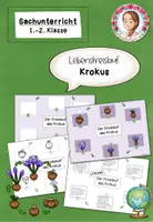 Vorschau - Arbeitsblätter - Krokus Lebenskreislauf | Frühblüher Sachunterricht Klasse 1-2 - Deckblatt