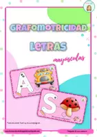 Vista previa - Refuerzo / NEE / Materiales de apoyo - Grafomotricidad letras mayúsculas - Portada