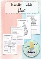 Vorschau - Stundenentwürfe - Lerntheke Weihnachten Klasse 3 - Deckblatt