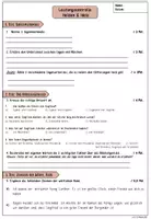Vorschau - Test - Leistungskontrolle / Test Sagenmerkmale + Wörtliche Rede - Deckblatt