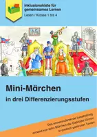 Vorschau - Arbeitsblätter - Sparpaket Mini-Texte: Geschichten – Sachtexte – Märchen (Differenziertes Lesetraining) - Deckblatt