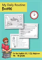 Vista previa - Hojas de trabajo - My Daily Routine Booklet; la rutina diaria (Inglés) - página 1