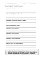Vorschau - Arbeitsblätter - Lernposter + AB mit Fragen zum Thema "Pfarrer" + Lösungsblatt + Infografik - Seite 1