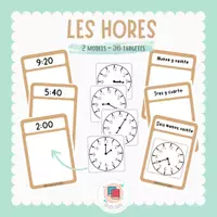 Vista previa - Juegos / Gamificación - Activitat per treballar les hores - Portada