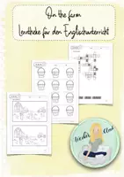 Vorschau - Arbeitsblätter - On the farm - Lerntheke zum Üben des Wortschatzes - Deckblatt