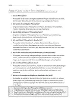 Vorschau - Arbeitsblätter - AB mit Fragen zum Thema "Philosophie" + Lösungsblatt + Infografik - Seite 2