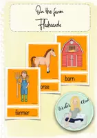 Vorschau - Bildkarten - Flashcards (Wort- / Bildkarten) On the farm - Deckblatt