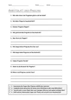 Vorschau - Arbeitsblätter - AB mit Fragen zum Thema "Pinguine" + Lösungsblatt + Mindmap + Infografik - Deckblatt