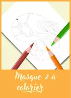 Aperçu - Apprentissages en autonomie - Masque imaginaire à colorier et découper - N° 2 - Page de couverture