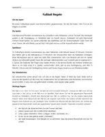 Vorschau - Arbeitsblätter - Fußball – Regeln, Quiz und Suchsel - Deckblatt