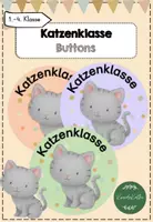 Vorschau - Poster - Katzenklasse Materialpaket - Seite 1