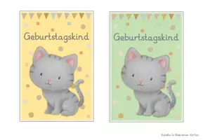 Vorschau - Poster - Katzenklasse Geburtstagsschilder - Seite 3