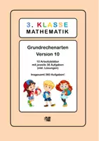Vorschau - Arbeitsblätter - ab Klasse 3: Grundrechenarten (Version 10) - Deckblatt