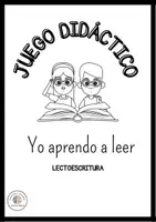 Vista previa - Juegos / Gamificación - JUEGO YO APRENDO A LEER EN BLANCO Y NEGRO - Portada