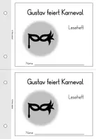 Vorschau - Arbeitsblätter - Leseheft sinnentnehmendes Lesen - Gustav feiert Karneval/Fasching - Klasse 2+3 - Seite 1