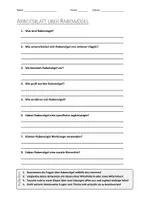Vorschau - Arbeitsblätter - AB mit Fragen zum Thema "Rabenvögel" + Lösungsblatt - Deckblatt