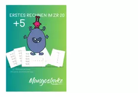 Vorschau - Fördermaterial/Inklusion - Rechenkärtchen ZR 20 plus 5 - Deckblatt
