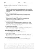 Vorschau - Arbeitsblätter - AB mit Fragen zum Thema "Radio" + Lösungsblatt + Mindmap + Infografik - Seite 3