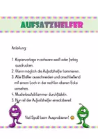 Vorschau - Arbeitsblätter - Aufsatzhelfer : Erste Geschichten und Aufsätze schreiben - Seite 1