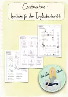 Vorschau - Arbeitsblätter - Christmas time - Lerntheke zum Üben des Wortschatzes - Deckblatt