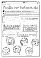 Vorschau - Arbeitsblätter - Lesen und malen (Familie von Katzenstein) - Seite 2