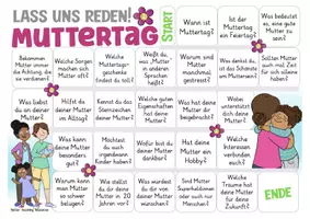 Aperçu - Jeux - Allemand Deutsch Muttertag / Familie Spiel Lass uns reden - Page 1