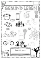 Vorschau - Unterrichtsreihen - Gesund leben, Gesundheit - Selbstlernheft / Stationen - Seite 1