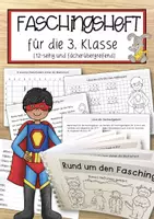 Vorschau - Anderer Materialtyp - Faschingsheftchen für die 3. Klasse - Deckblatt