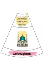 Vorschau - Präsentationen/Tafelbilder - Darum geht es in Religion - Legekreis - Seite 2