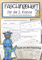 Vorschau - Anderer Materialtyp - Faschingsheftchen für die 2. Klasse - Deckblatt