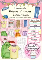 Vorschau - Arbeitsblätter - Deutsch/ DaZ - Kleidung - Sparpaket Bildkarten, Arbeitsblätter, Miniwörterbuch, Sprachförderung - Seite 1