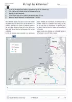 Vorschau - Stundenentwürfe - Küste 1: Lage, Gliederung Nordseeküste - Stationenarbeit, Fantasiereise - Seite 1