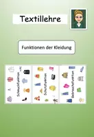 Vorschau - Arbeitsblätter - Kleidung - Funktionen - Deckblatt