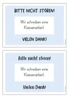 Vorschau - Poster - Bitte nicht Stören! - Türschilder für Gespräche, Tests, Klassenarbeiten - Seite 3