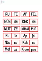 Vorschau - Fördermaterial/Inklusion - Klettaufgaben: Silben lesen - Nikolo - Seite 3