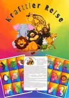 Vorschau - Mal- und Bastelvorlagen - Krafttier Reise Kinderyoga - Deckblatt