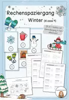 Vorschau - Spiele - Rechenspaziergang - Winter (ZR 20, Klasse 1) - Deckblatt