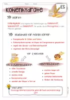 Vorschau - Unterrichtsreihen - Kohlenhydrate - Ernährungslehre - Seite 1