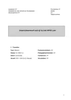 Vorschau - Stundenentwürfe - Großer Unterrichtsentwurf Steckbriefe schreiben - Deckblatt