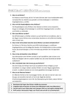 Vorschau - Arbeitsblätter - AB mit Fragen zum Thema "Richter" + Lösungsblatt - Seite 1