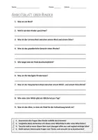 Vorschau - Arbeitsblätter - AB mit Fragen zum Thema "Rinder" + Lösungsblatt + Infografik - Deckblatt