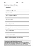 Vorschau - Arbeitsblätter - AB mit Fragen zum Thema "Ritter" + Lösungsblatt + Infografik - Deckblatt