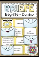 Vorschau - Spiele - Briefe und Post – wichtige Begriffe zuordnen und üben | Domino 4.–5. Klasse - Deckblatt